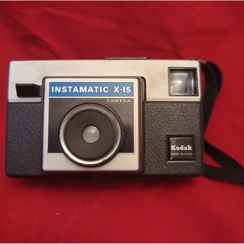 Vintage Kodak 35mm Camera Instamatic X-15 Film - 126 Film Format Used & Untested